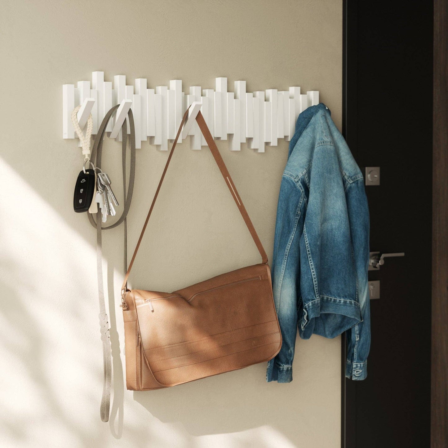 Umbra - Wall Hooks Sticks 8 Hook Coat Rack by Umbra