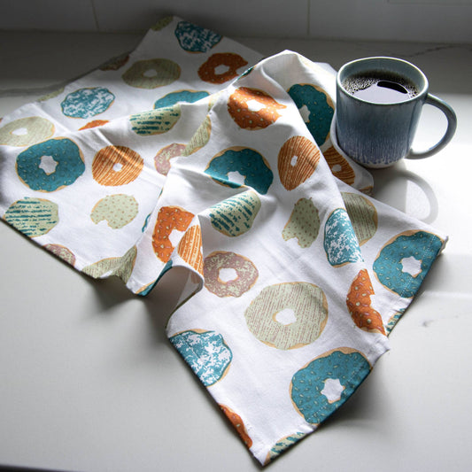 Foreside Home & Garden - Yummy Donuts Tea Towel