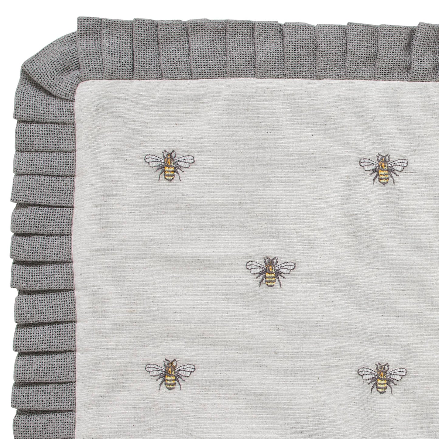 VHC Brands - Embroidered Bee Pillow 14x22