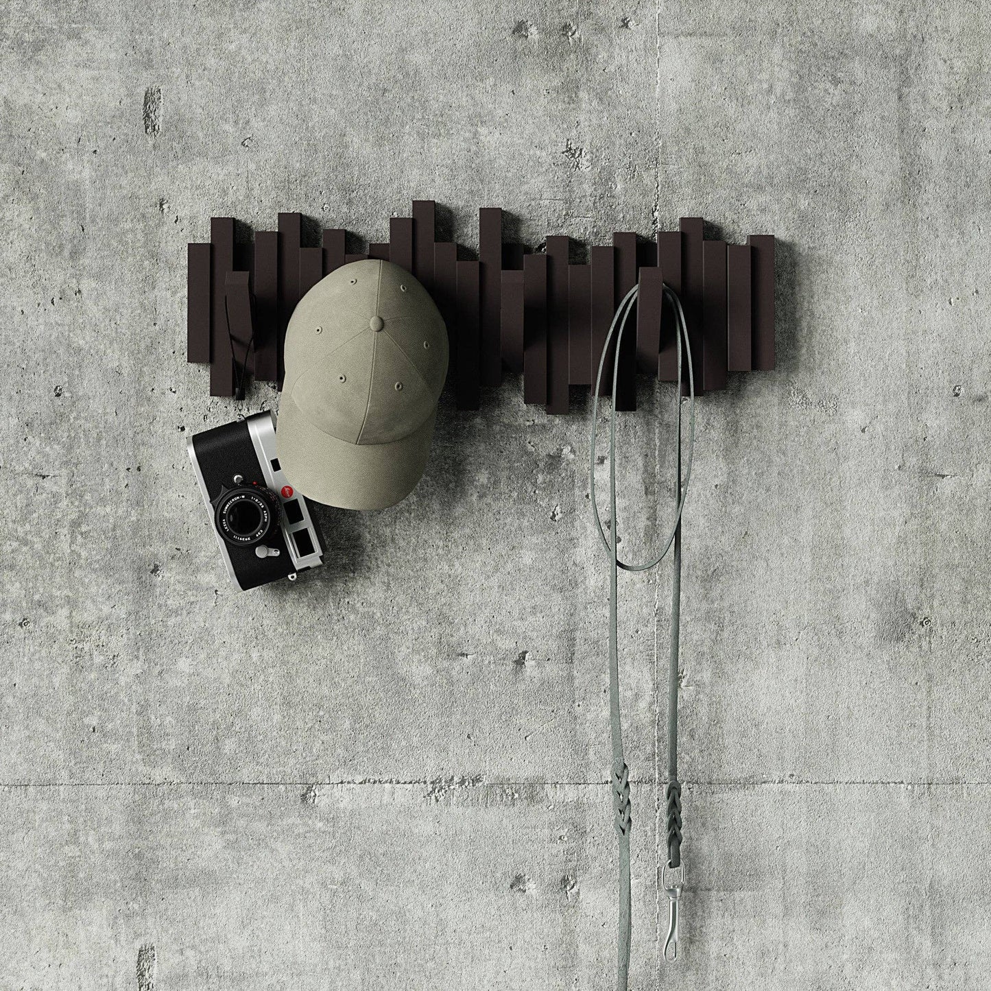 Umbra - Wall Hooks Sticks 5 Hook Coat Rack by Umbra