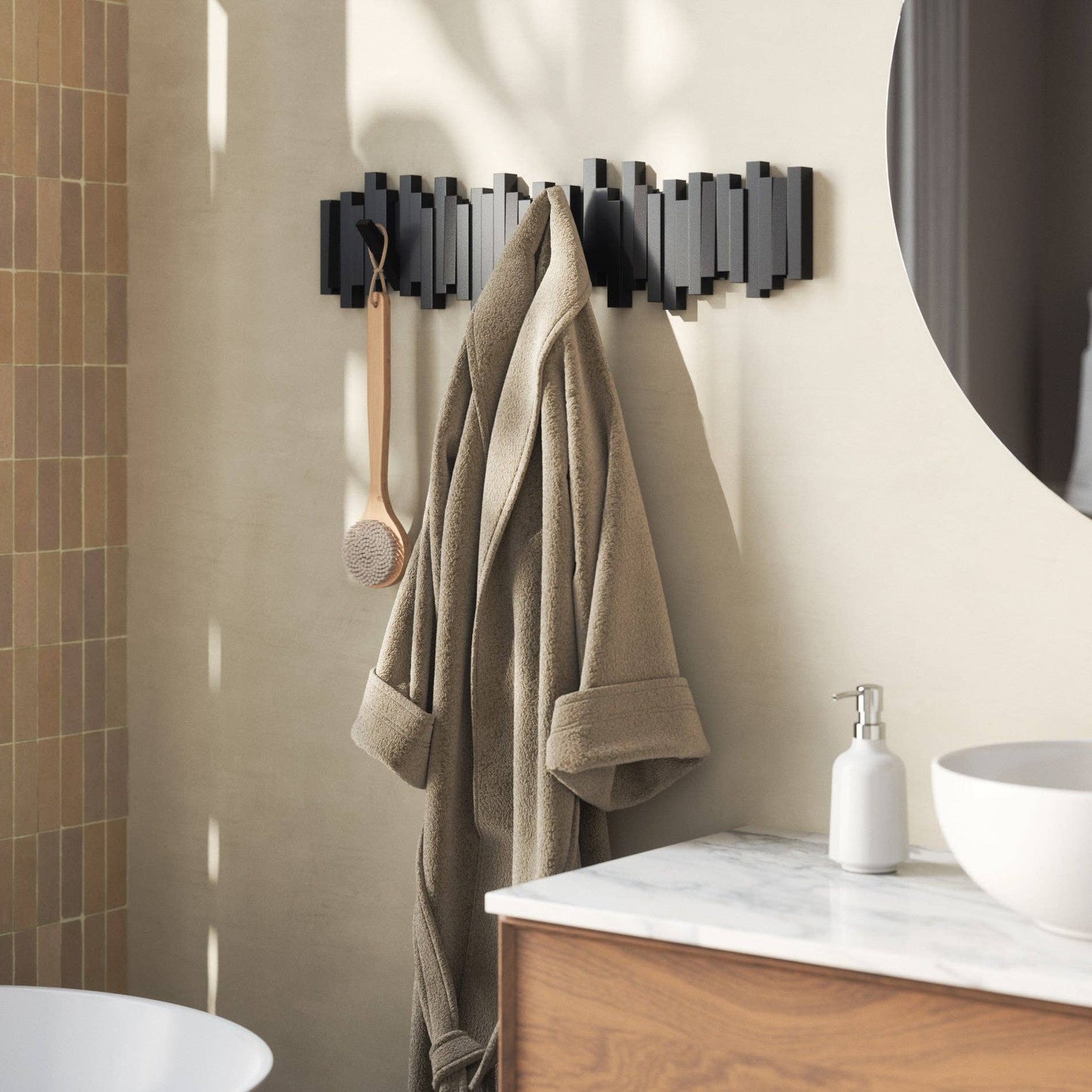Umbra - Wall Hooks Sticks 8 Hook Coat Rack by Umbra