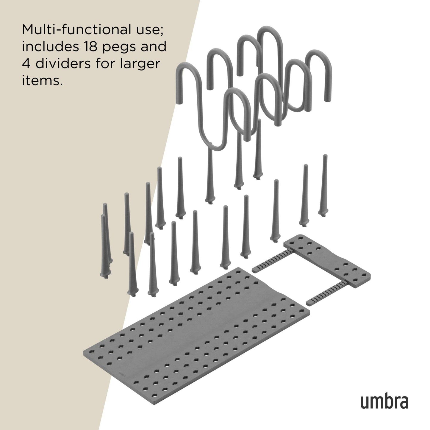 Umbra - Organizer Peggy Cookware Storage Rack for Kitchen