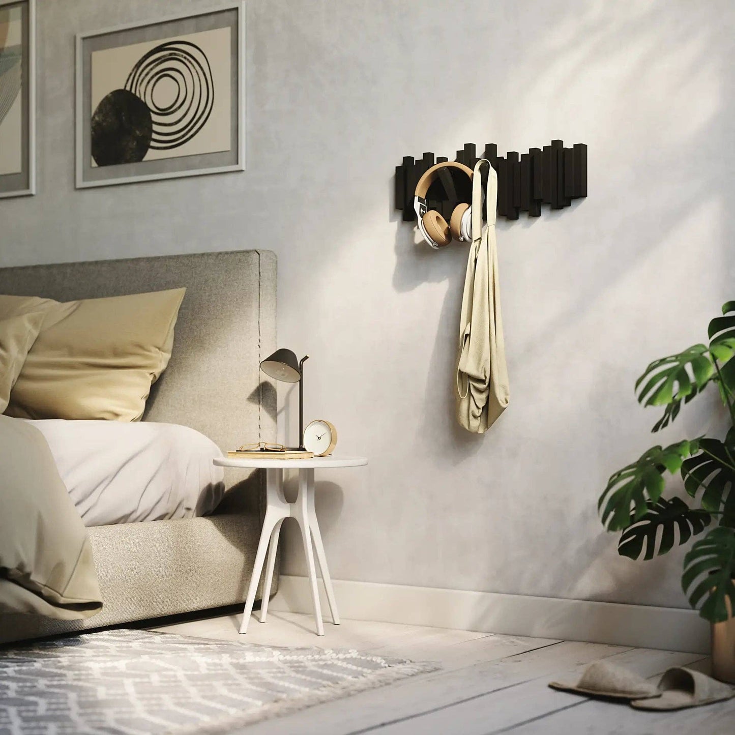 Umbra - Wall Hooks Sticks 5 Hook Coat Rack by Umbra