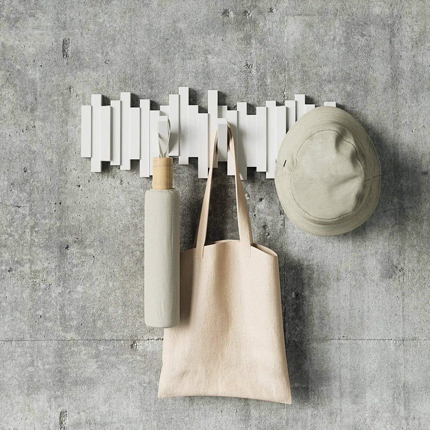 Umbra - Wall Hooks Sticks 5 Hook Coat Rack by Umbra