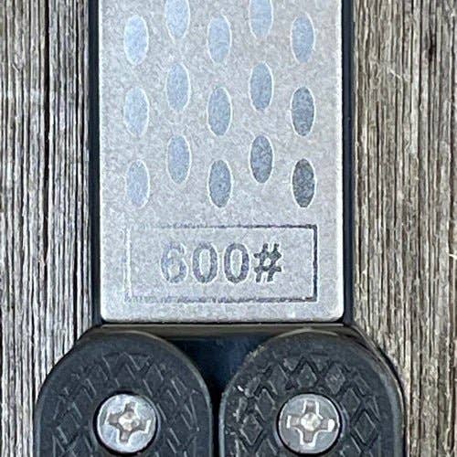 Celtic Farm LLC - Garden Tool Sharpener - Diamond + Carbon Steel Hone Reversible Paddle For Sharpening Pruners, Clippers Mower Blades and Scissors