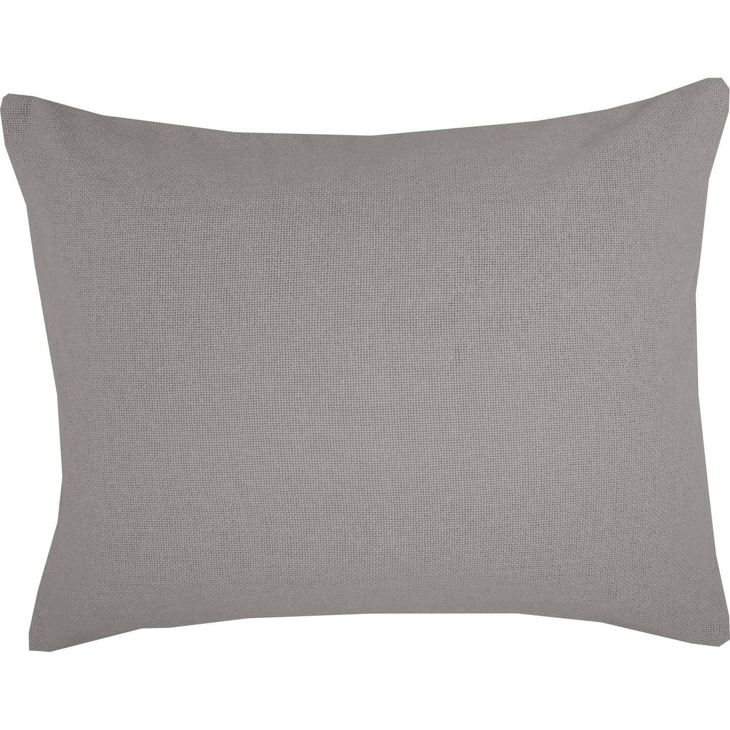 VHC Brands - Burlap Dove Grey Standard Sham 21x27