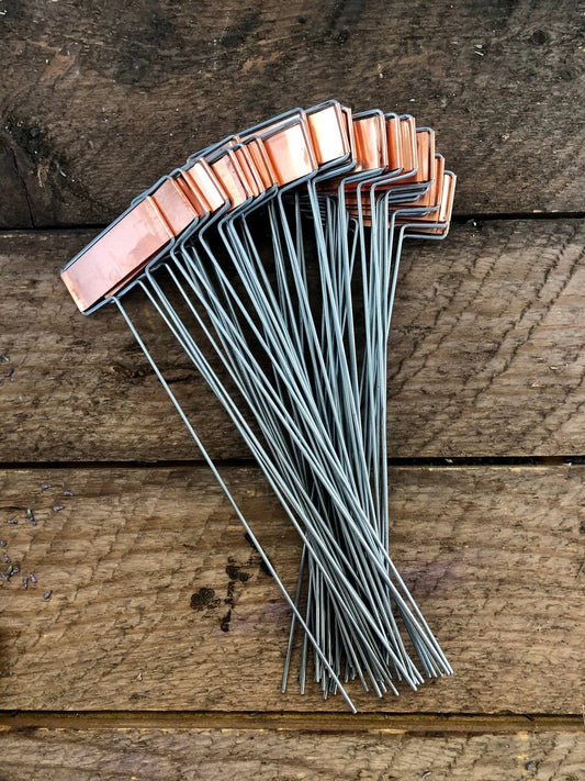 Celtic Farm LLC - Copper Plant Tags - Garden Markers Set