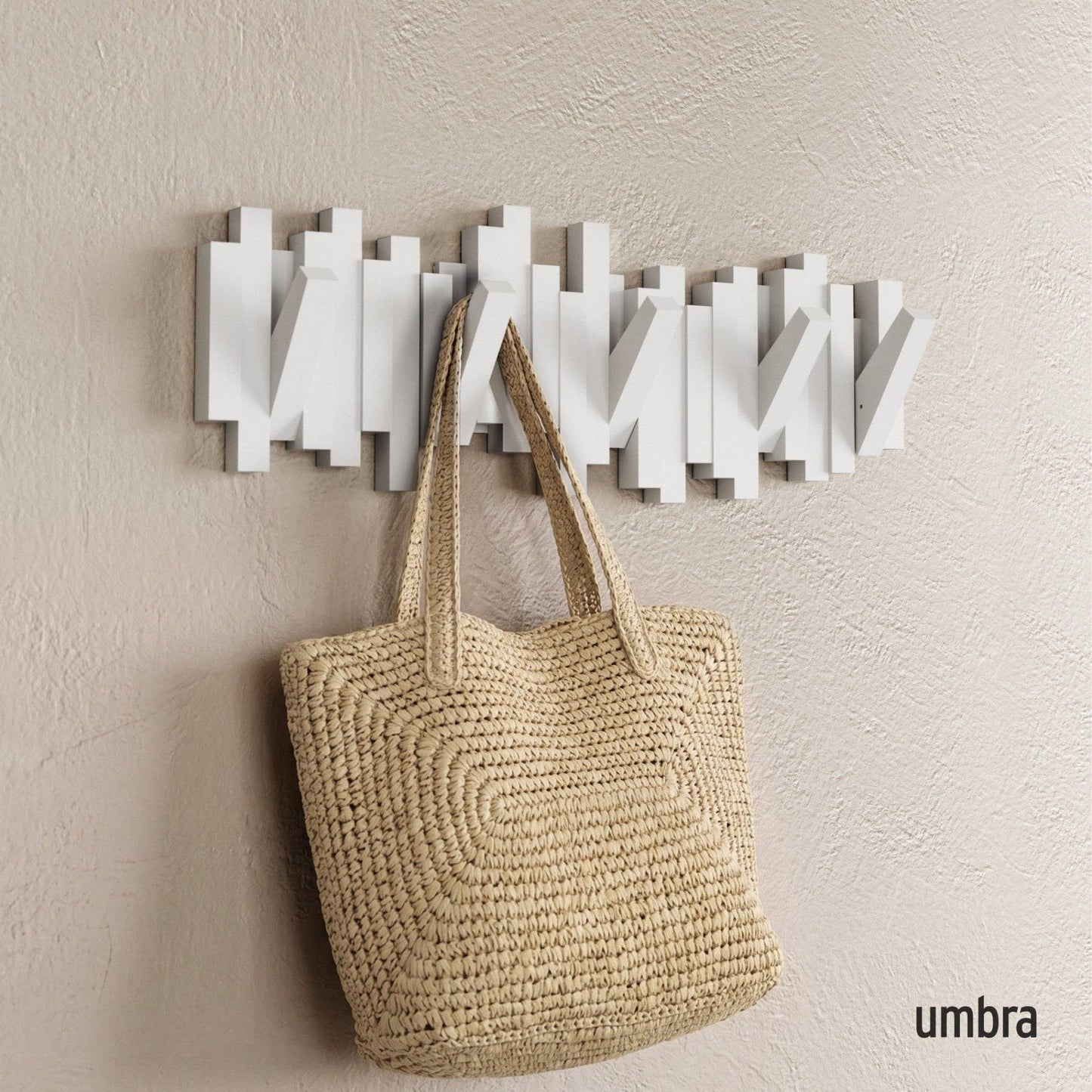 Umbra - Wall Hooks Sticks 5 Hook Coat Rack by Umbra