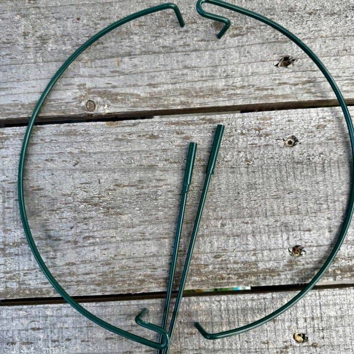 Celtic Farm LLC - 24" Plant Hoops – 8-Piece Green Metal Plant Support Stake Kit for Garden Plants, Flowers & Vegetables