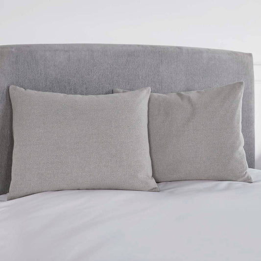 VHC Brands - Burlap Dove Grey Standard Sham 21x27