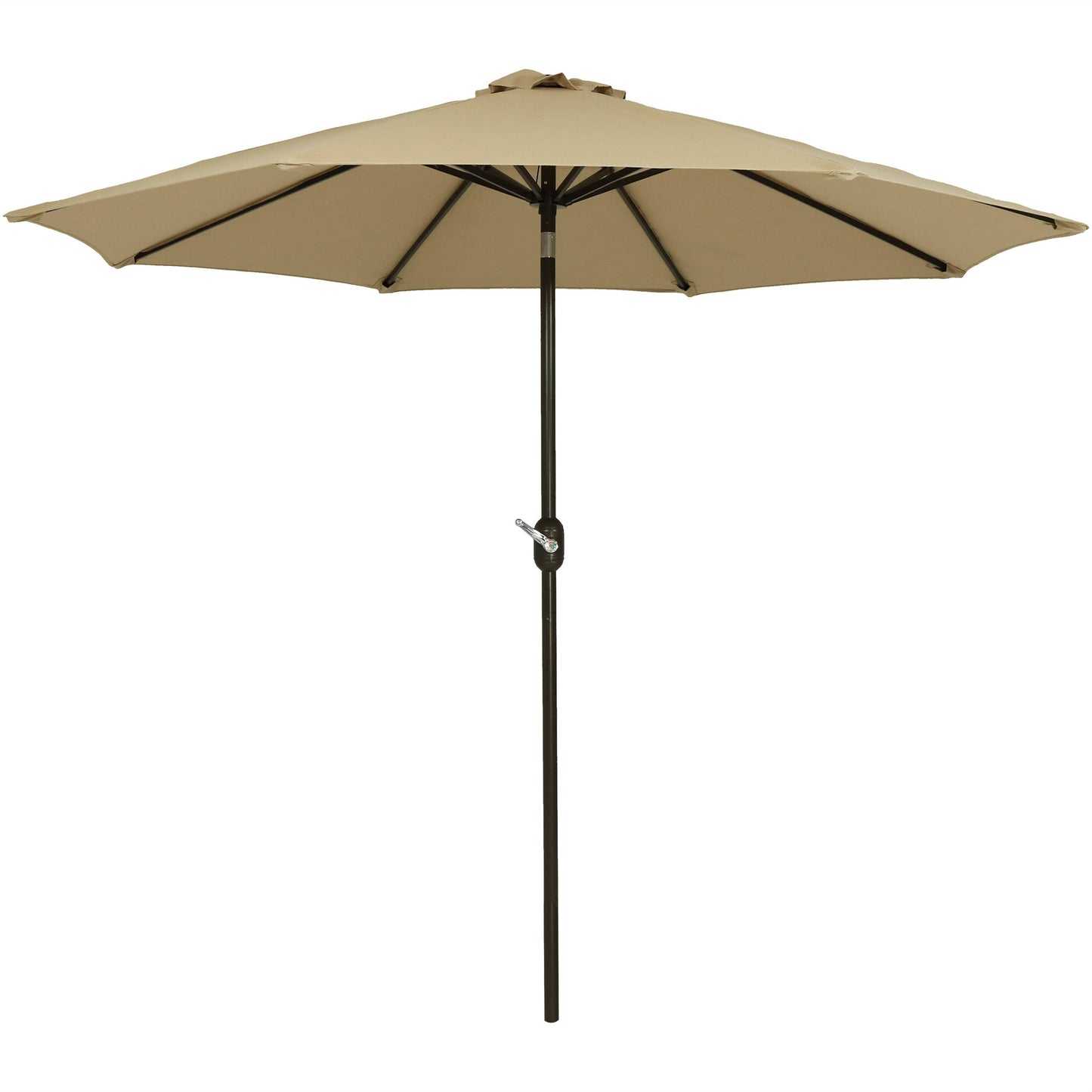 Sunnydaze Decor - Sunnydaze Aluminum Sunbrella Patio Umbrella - Beige - 9-Foot